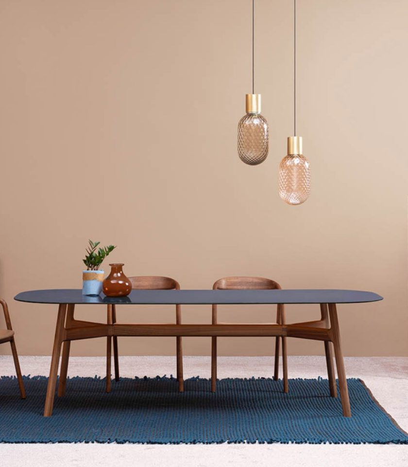 Bloom Pendant Light by Il Fanale displayed above a dining table