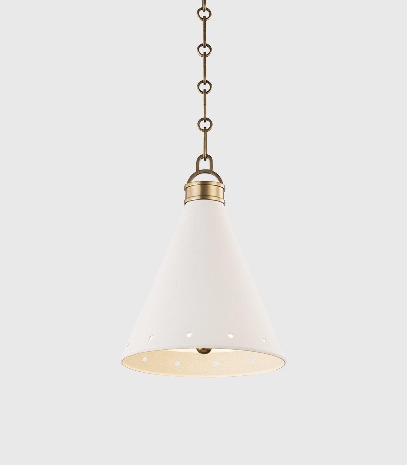 plaster pendant light