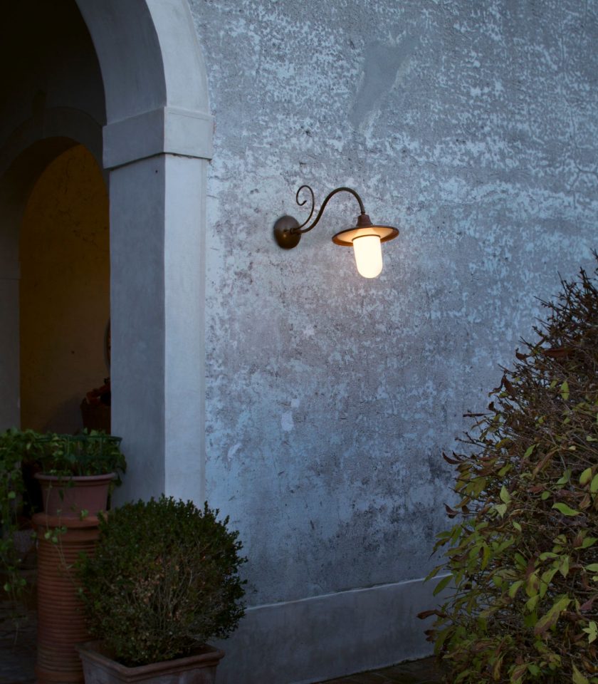 Barchessa Outdoor Wall Light by Il Fanale