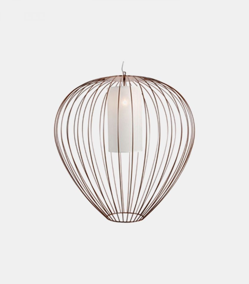 Cell Wide Outdoor Pendant Light by Karman