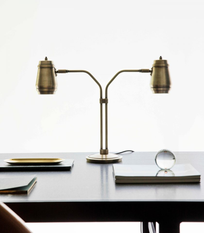 Cask Table Lamp by Bert Frank