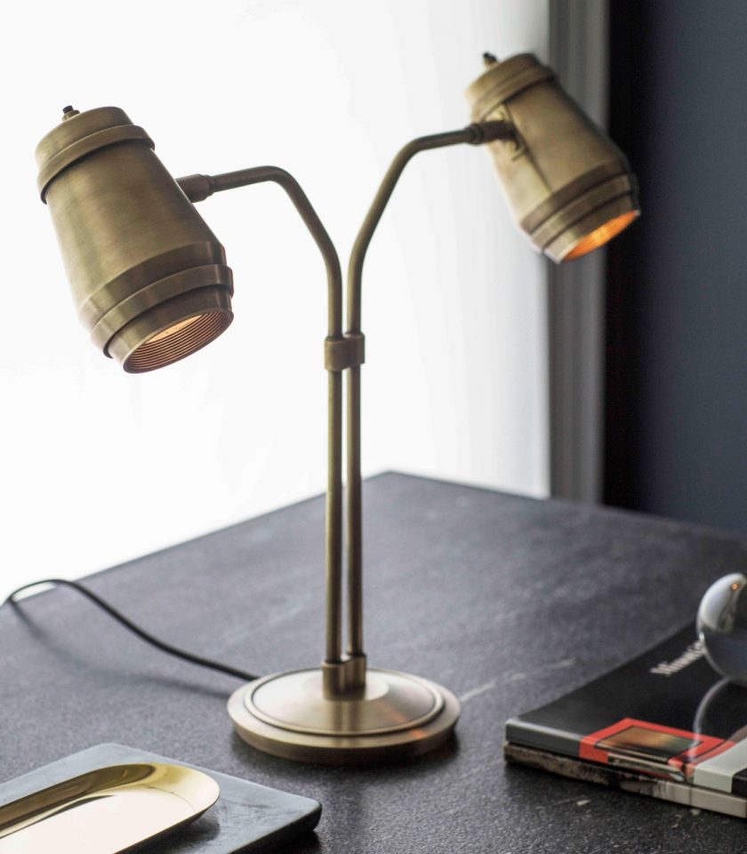 Cask Table Lamp by Bert Frank