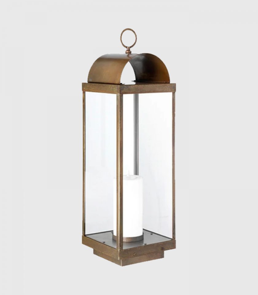Round Lanterne Outdoor Floor Lamp by Il Fanale
