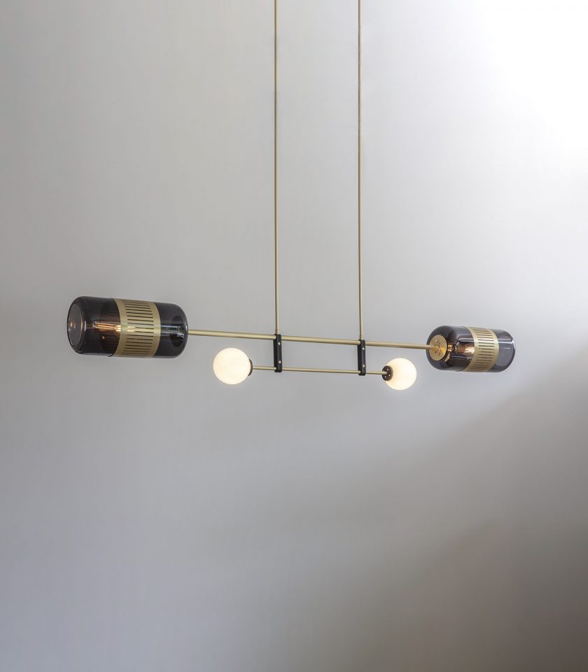 Lizak Linear Pendant Light by Bert Frank