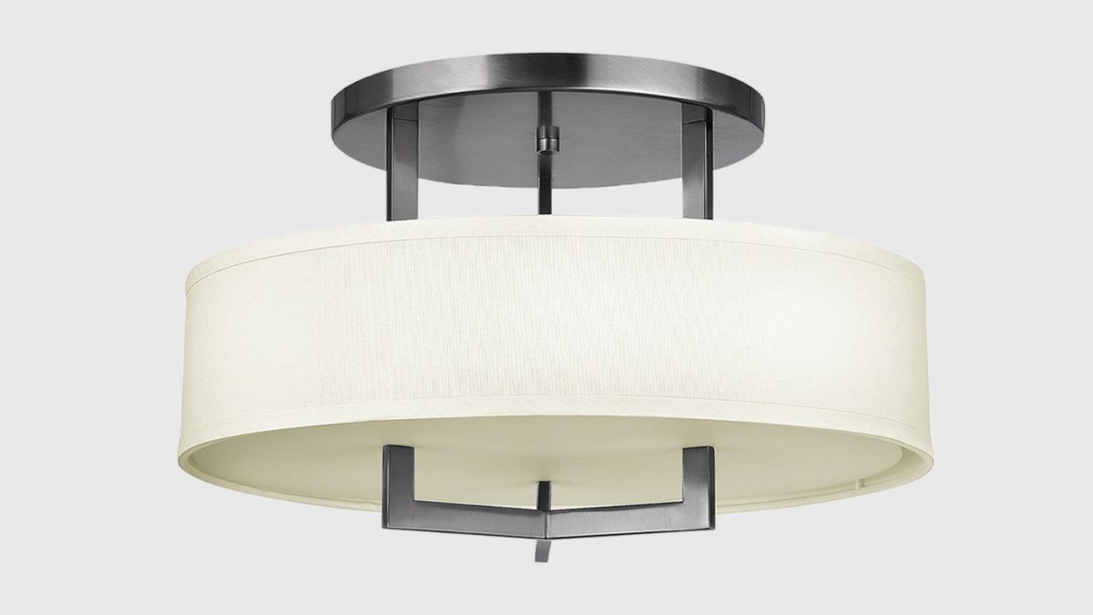 Ribbon semi deals flush ceiling light