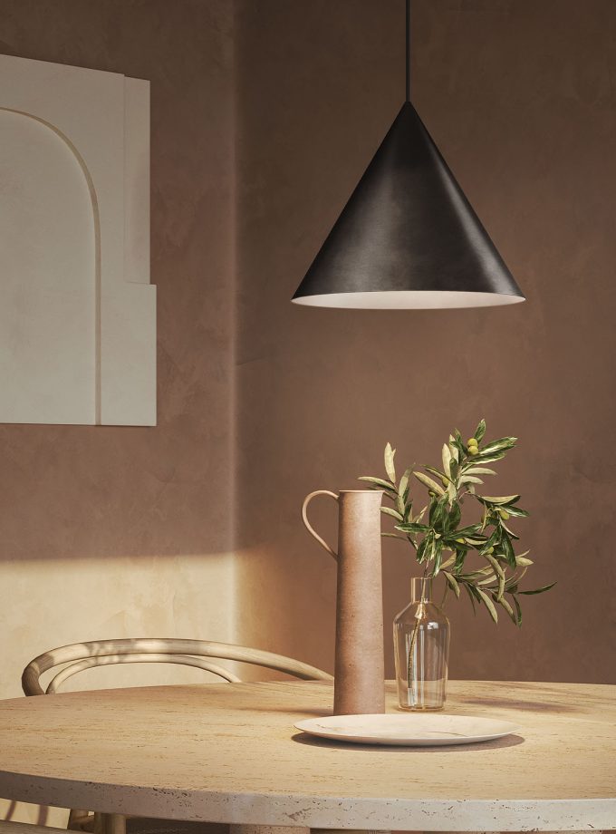 Cone Pendant Light by Il Fanale