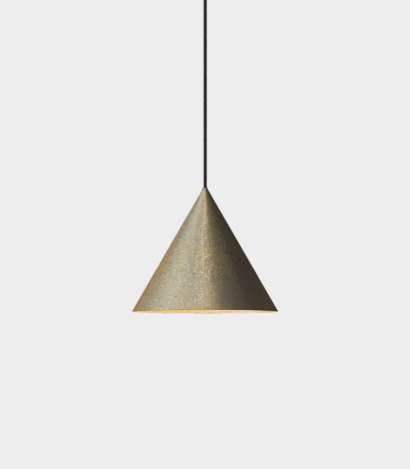 Cone Outdoor Pendant Light by Il Fanale