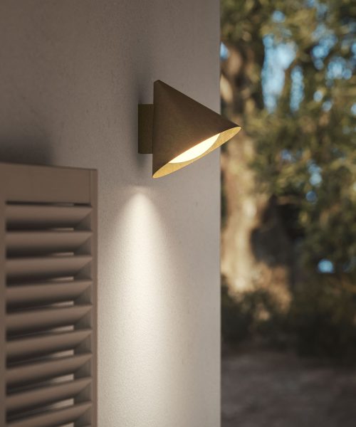 Cone Flush Outdoor Wall Light by Il Fanale