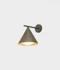 Cone Straight Outdoor Wall Light by Il Fanale