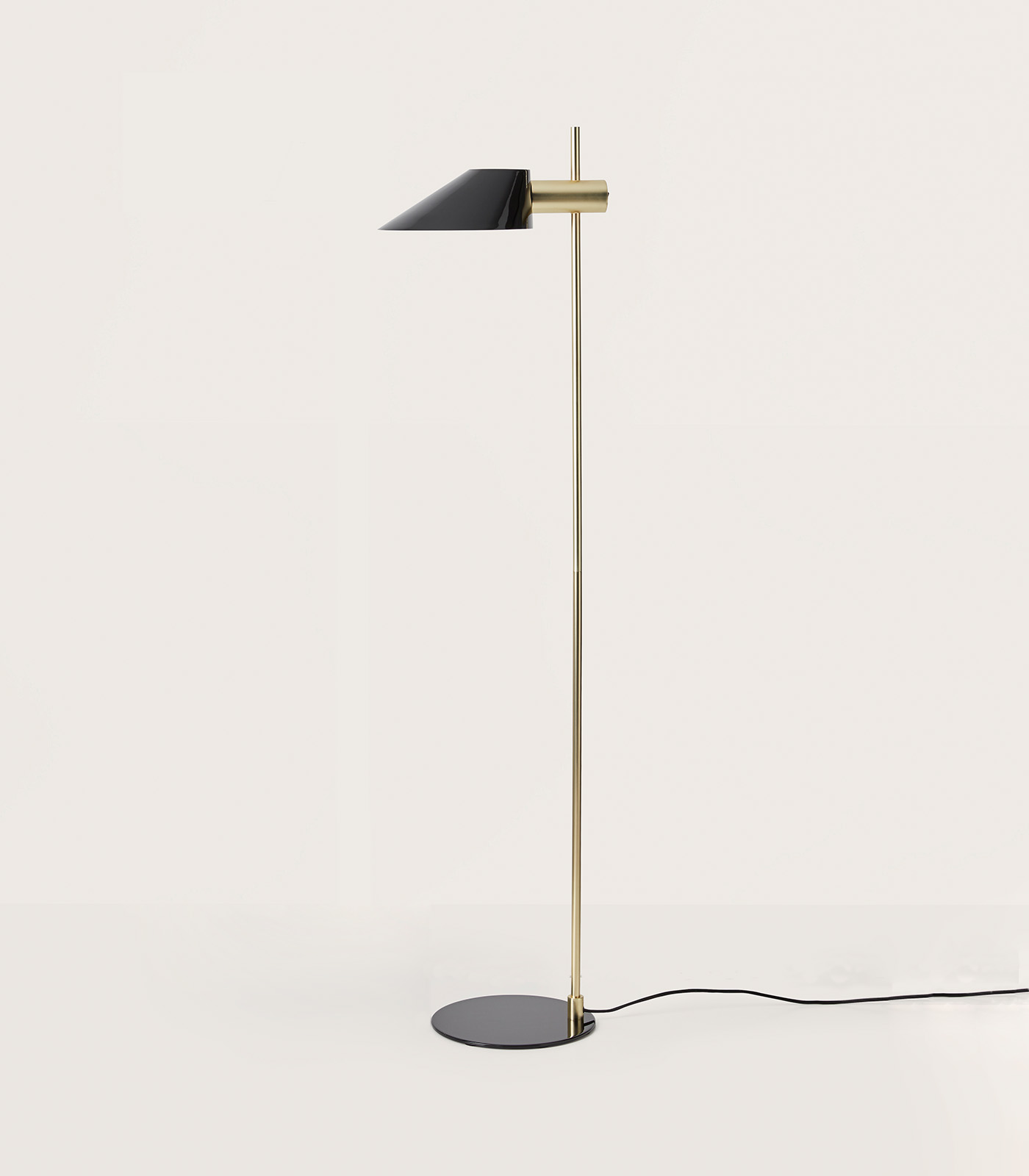 gold floor task lamp