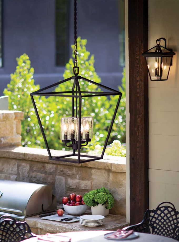 Alford Place 4lt Pendant Light by Quintiesse