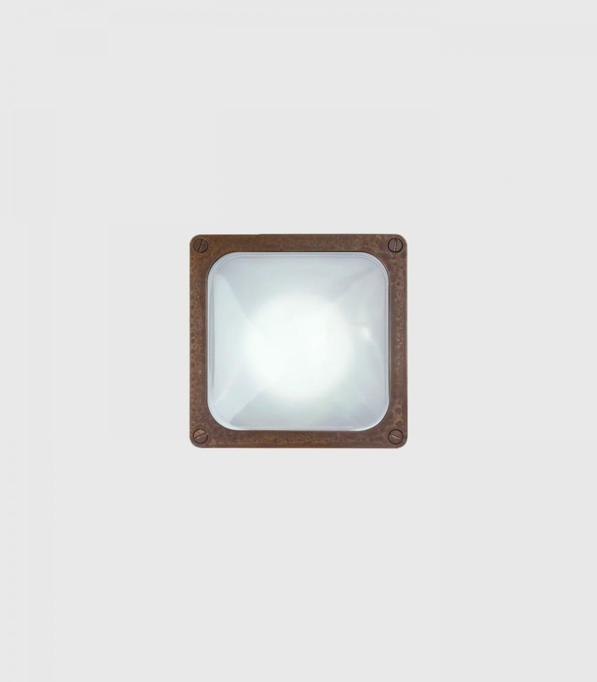 Marina Step Square Wall Light by Il Fanale