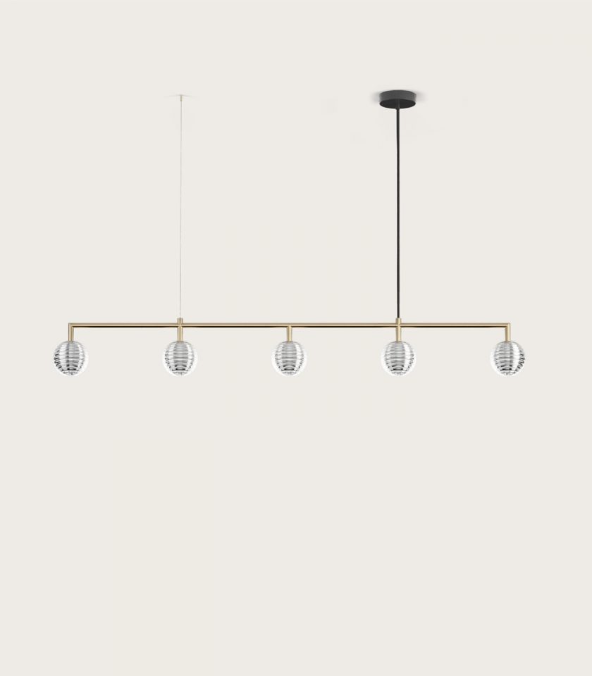 Doul Linear Pendant Light by Aromas Del Campo