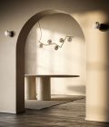 Stone Angled Linear Pendant Light by Il Fanale
