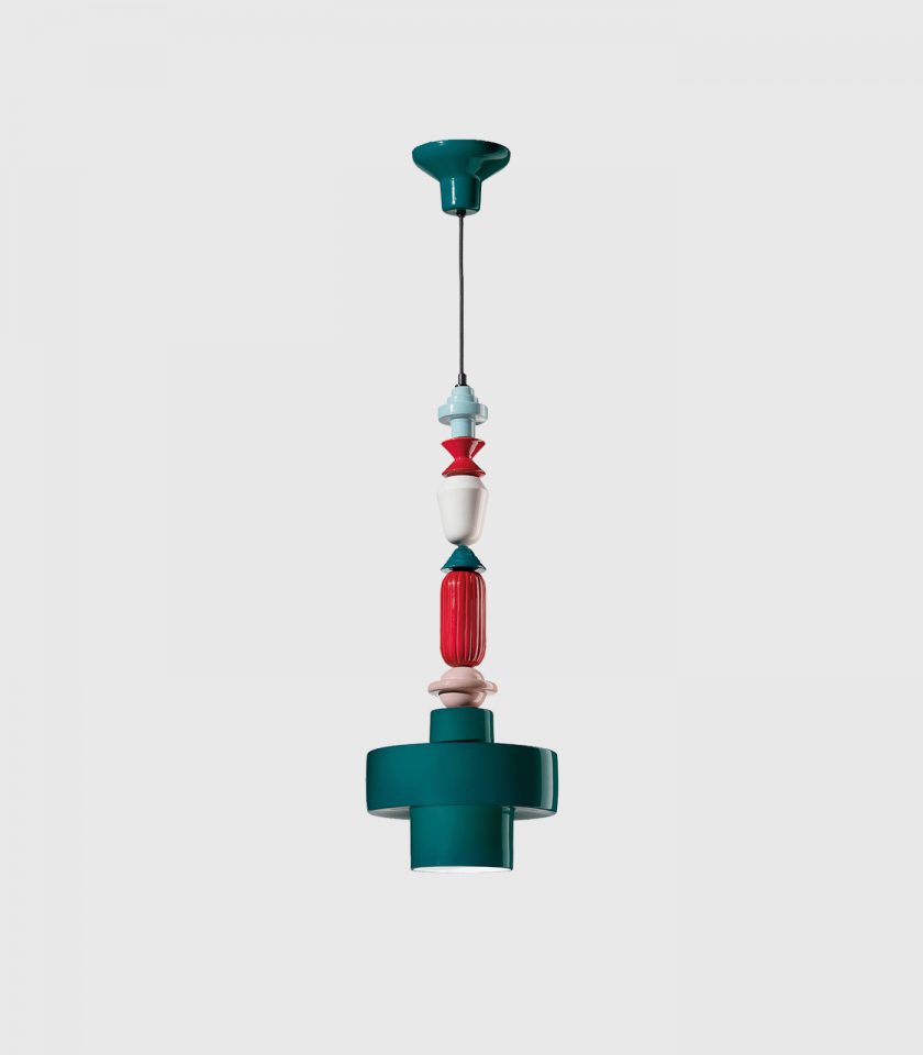 Lariat Cylinder Pendant Light by Ferroluce