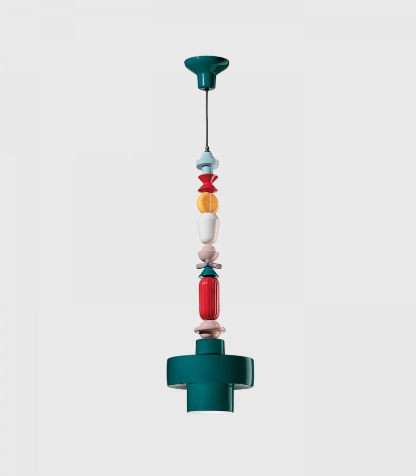 Lariat Cylinder Pendant Light by Ferroluce