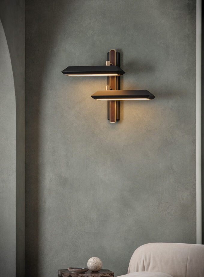 Rinato Double Wall Light by Bert Frank