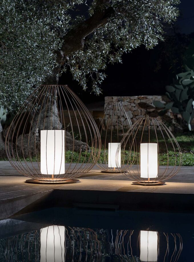 Cell Outdoor Floor Lamp by Karman