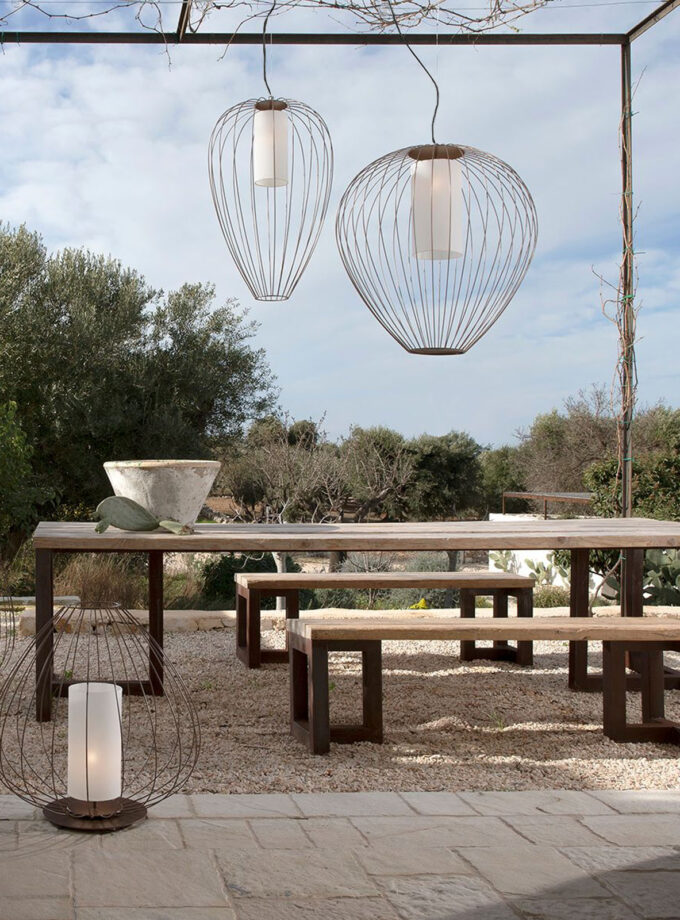 Cell Outdoor Pendant Light by Karman