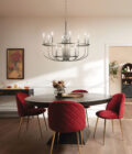 Capitol Hill 12lt Pendant Light by Elstead