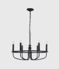 Capitol Hill 6lt Pendant Light by Elstead