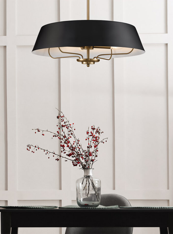 Luella Duo-Mount Pendant Light by Elstead