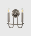 Capitol Hill 2lt Wall Light by Elstead