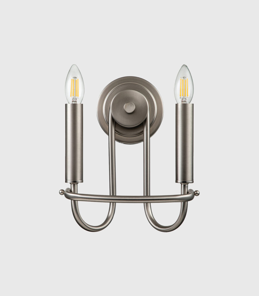 Capitol Hill 2lt Wall Light by Elstead